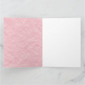 Kawaii Schattige Roze Halloween Kaart (Binnen)