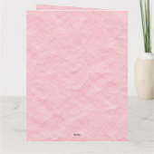 Kawaii Schattige Roze Halloween Kaart (Achterkant)