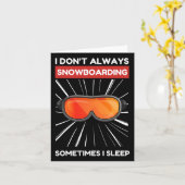 Kawaii Schattige Snowboarden Otaku Anime Kawaii Ja Kaart (Gele Bloem)