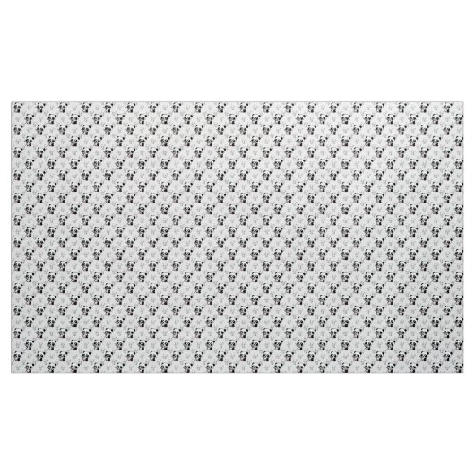 Kawaii Schattige speels Panda Surface Pattern Desi Stof (Yard (91,4 cm))