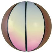 kawaii schattige unicorn roze pastelkleur basketbal (Verticaal)