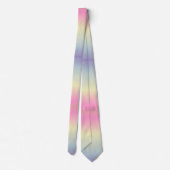 kawaii schattige unicorn roze pastelkleur stropdas (Achterkant)