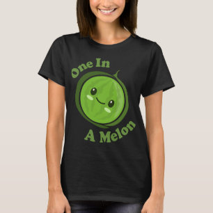 Kawaii Schattige Watermeloen Een In Een Meloen Gra T-shirt