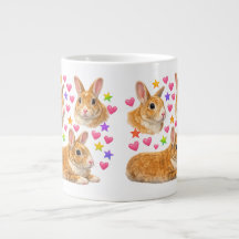 kawaii schattige y2k regenboog konijn konijntje