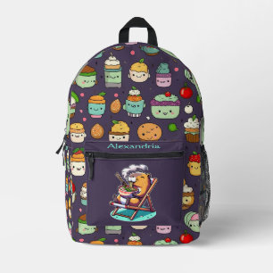 Kawaii Schattigee aangepaste Ramen Bedrukte Rugzak