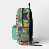 Kawaii Schattigee aangepaste Ramen Bedrukte Rugzak (Rechts)