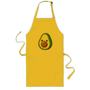 Kawaii Schattigee avocado Lang Schort