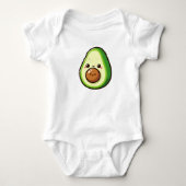 Kawaii Schattigee avocado Romper (Voorkant)