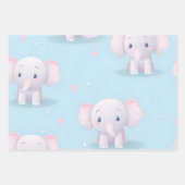 Kawaii Schattigee Baby olifant Inpakpapier Vel (Voorkant 3)