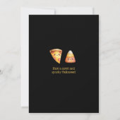 Kawaii Schattigee Candy Corn Kind Halloween Party Kaart (Achterkant)