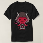 Kawaii Schattigee kleine zij duivel T-shirt (Design voorkant)