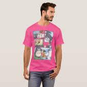 Kawaii Schattigee kunst Monster Go -Ghiblis- Vlieg T-shirt (Voorkant volledig)