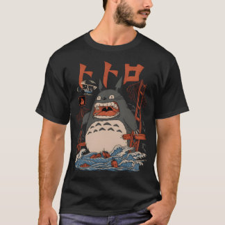 Kawaii Schattigee kunst Torozila -Ghiblis- Vliegen T-shirt