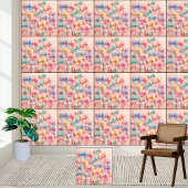 Kawaii Schattigee Kwekerij Pastel Bogen & Snoepjes Behang