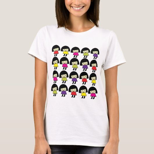 Kawaii Schattigee Meisjes Kawaii T-shirt (Voorkant)