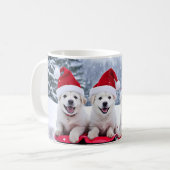 Kawaii Schattigee Puppies Mok (Voorkant links)