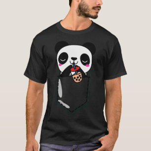 Kawaii Schattigee Schattige Panda Genieten van Bub T-shirt