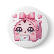 Kawaii Schattigee & Stijlvolle Button Badge Variat