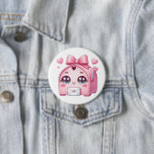 Kawaii Schattigee & Stijlvolle Button Badge Variat (In situ)