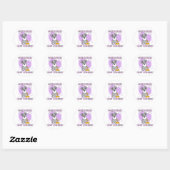 Kawaii Schnauzer Rally Gehoorzaamheid Ronde Sticker (Vel)