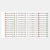 Kawaii School Cute Design Strijk Op Labels (Vel)