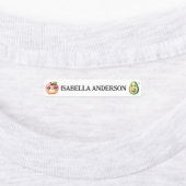 Kawaii School Cute Design Strijk Op Labels (Aangebracht)