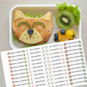 Kawaii School Cute Design Waterdichte Label