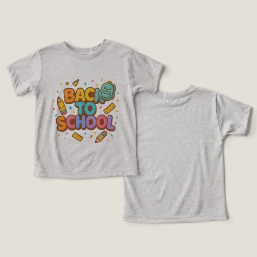 Kawaii schoolbenodigdheden (Ontwerp Voorkant & Achterkant)