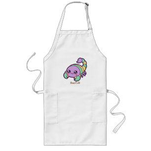 Kawaii Schorpioen Cute Pastel Cartoon Lang Schort