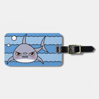 Kawaii Shark Bagagelabel