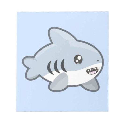 Kawaii Shark Notitieblok (Voorkant)