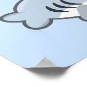 Kawaii Shark Poster (Hoek)