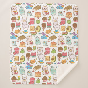 Kawaii Sherpa Blanket Deken