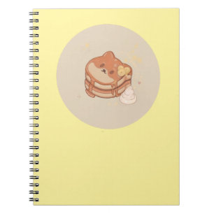 Kawaii Shiba Inu Bananas Pannenkoeken Notitieboek