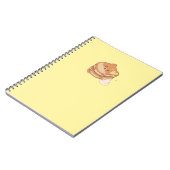 Kawaii Shiba Inu Bananas Pannenkoeken Notitieboek (Linkerzijde)