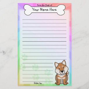 Kawaii Shiba Inu Stationery Briefpapier