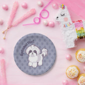 Kawaii Shih Tzu Papieren Bordje (Feest)