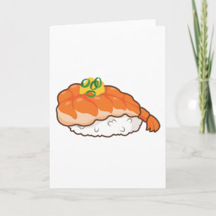Kawaii Shrimp Sushi - Kawaii Foodies Kaart