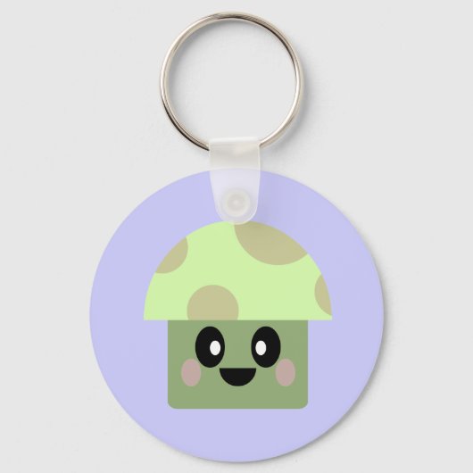 KAWAII SHROOM Paddenstoel CUTE SLEUTELHANGER (Voorkant)