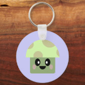 KAWAII SHROOM Paddenstoel CUTE SLEUTELHANGER (Voorkant)