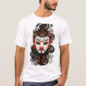 Kawaii Sichuan Opera gezichtsmasker T-shirt (Voorkant)