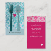 Kawaii Silverware Visitekaartjes (Voorkant / Achterkant)