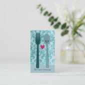 Kawaii Silverware Visitekaartjes (Staand voorkant)