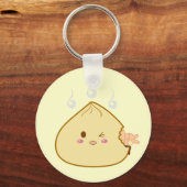 Kawaii "SioPao" Meatbun Attack Sleutelhanger (Voorkant)
