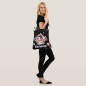 Kawaii skull cupcakes tote bag (Op model)