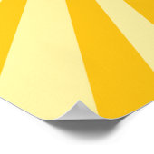 KAWAII SKY bright bold yellow smiling sun sunshine Poster (Hoek)