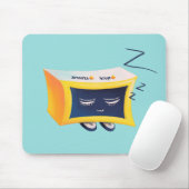 Kawaii Slapende Alarm Clock Character Muismat (Met muis)