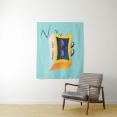 Kawaii Slapende Alarm Clock Character Wandkleed (In situ)