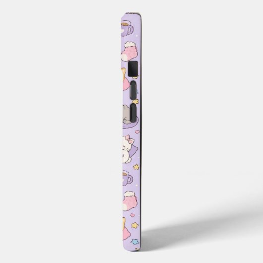 Kawaii Sleeping Cats Pattern Phone Case (Achterkant / Links)