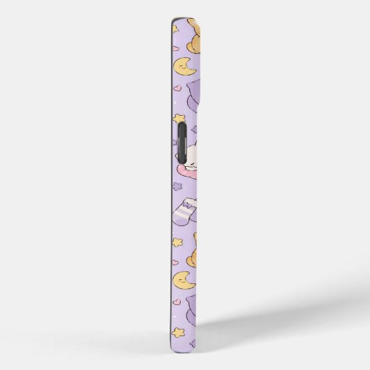 Kawaii Sleeping Cats Pattern Phone Case (Achterkant / Rechts)